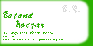 botond moczar business card